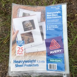 Clear Cover Sheet Protectors  New 
