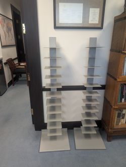 Standing bookshelves