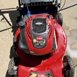 Toro personal page mower with bao