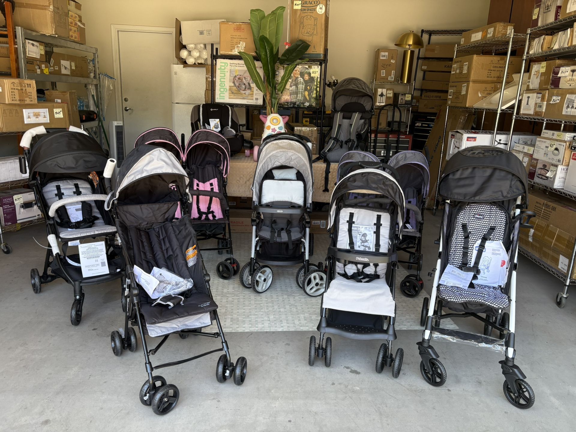 Strollers, Car Seats, Baby Backpack, Changing Table, Bassinet and more. Starting at $25.00 and Up.