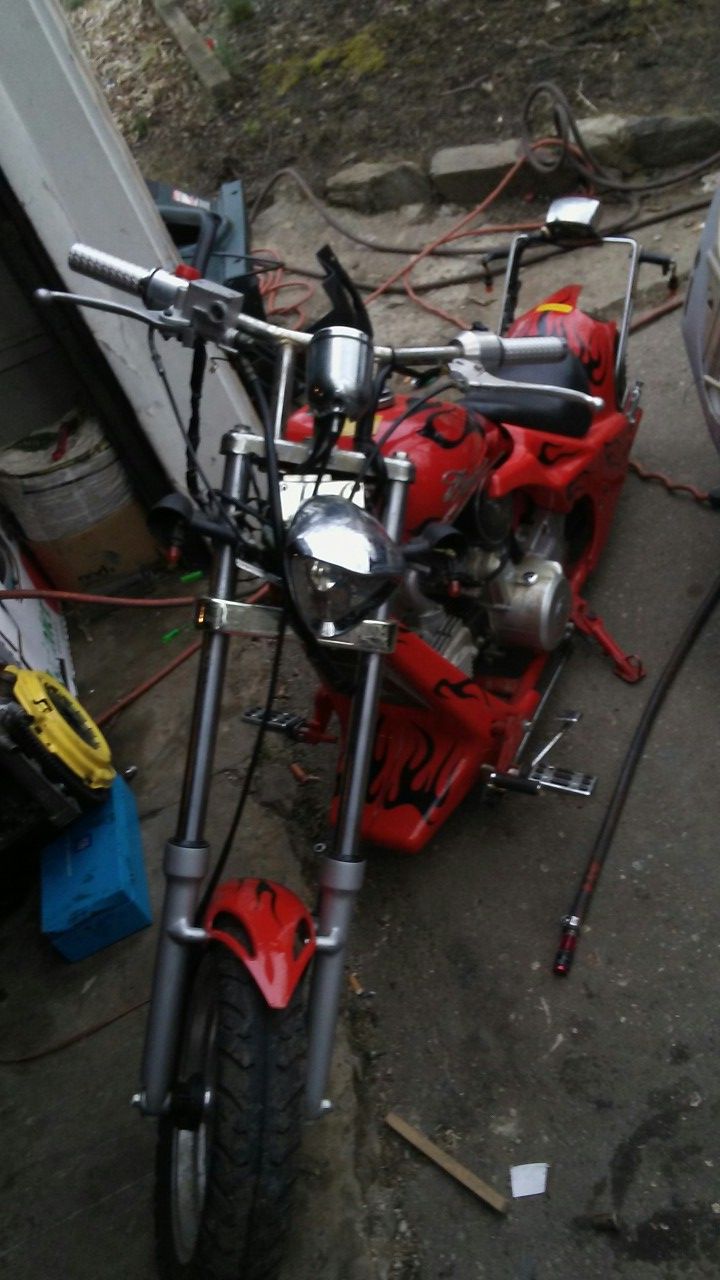 2009 Budweiser mini chopper 125cc