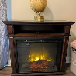 Electric Wheeled Fireplace