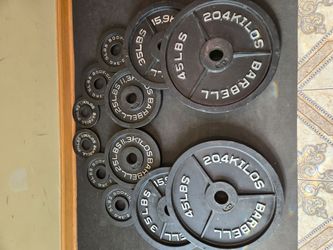 235lb Olympic Weight Plates Set