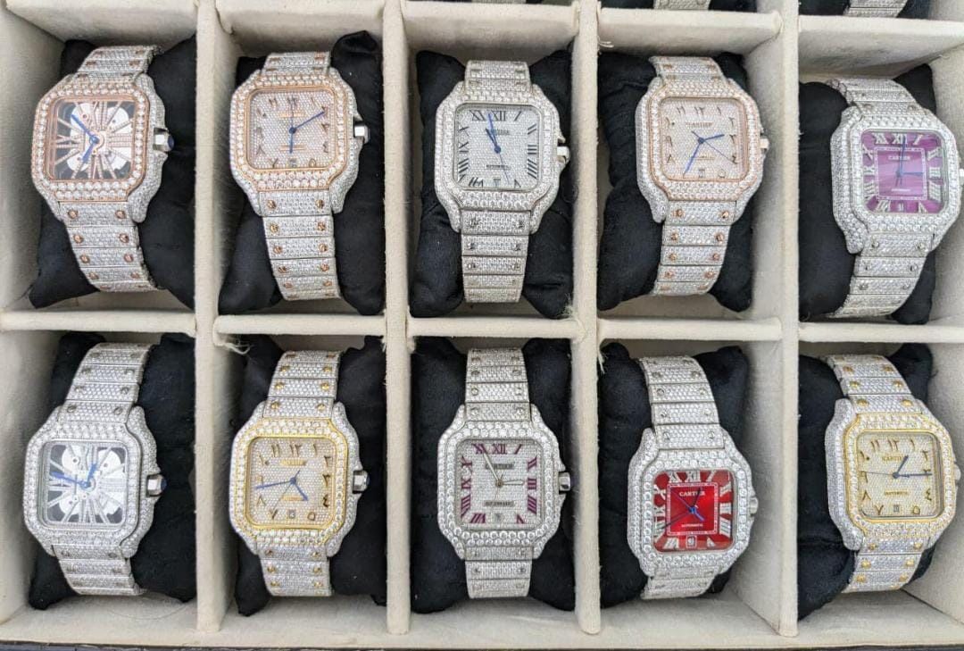 VVS1 Moissanite Iced-Out Watch