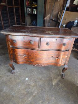 Vintage project vanity dresser with mirror