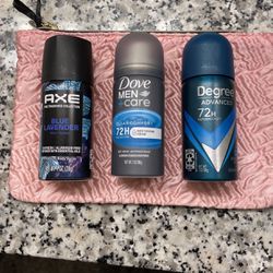 Men’s Deodorant Spray Samples 