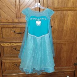 Disney Frozen Elsa Princess Dress Halloween Costume Excellent Condition PRICE Is Firm Cash Only 👸 Girl's Size 6 