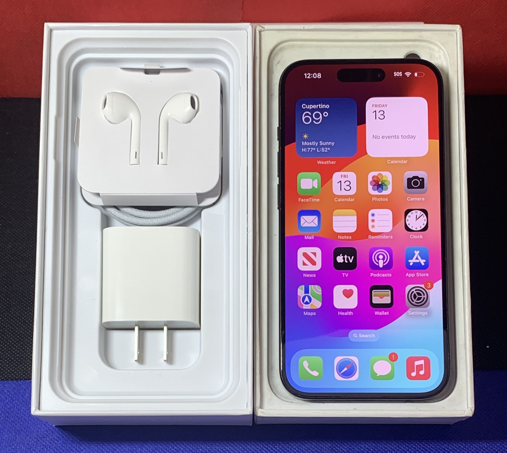 iPhone 15 Pro Para/For Metro & T-Mobile - 128 GB