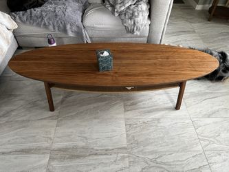Walnut Veneer Coffee Table
