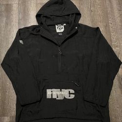 Vintage Tommy Boy Records Pullover Windbreaker Jacket size XL