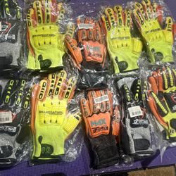 New 10 pairs of heavy-duty impact gloves