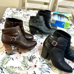 Womens Boots Size 8-8.1/2 Like New 20$ For Each 