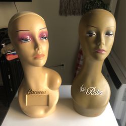 Wig manikin heads