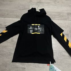 Off White Double Sleeve Hoodie 