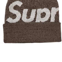 Supreme Big Logo Static Brown