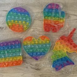 Pop it fidget Toy relieve stress for anxiety and autism-Unicorn