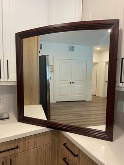 Large Framed Wall Mirror
