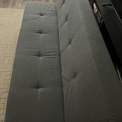 Grey futon