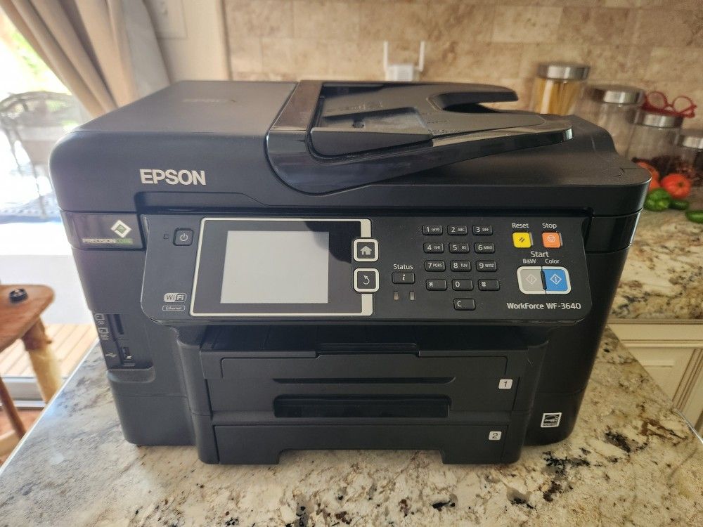 EPSON WF-3640 printer copier fax all-in-one
