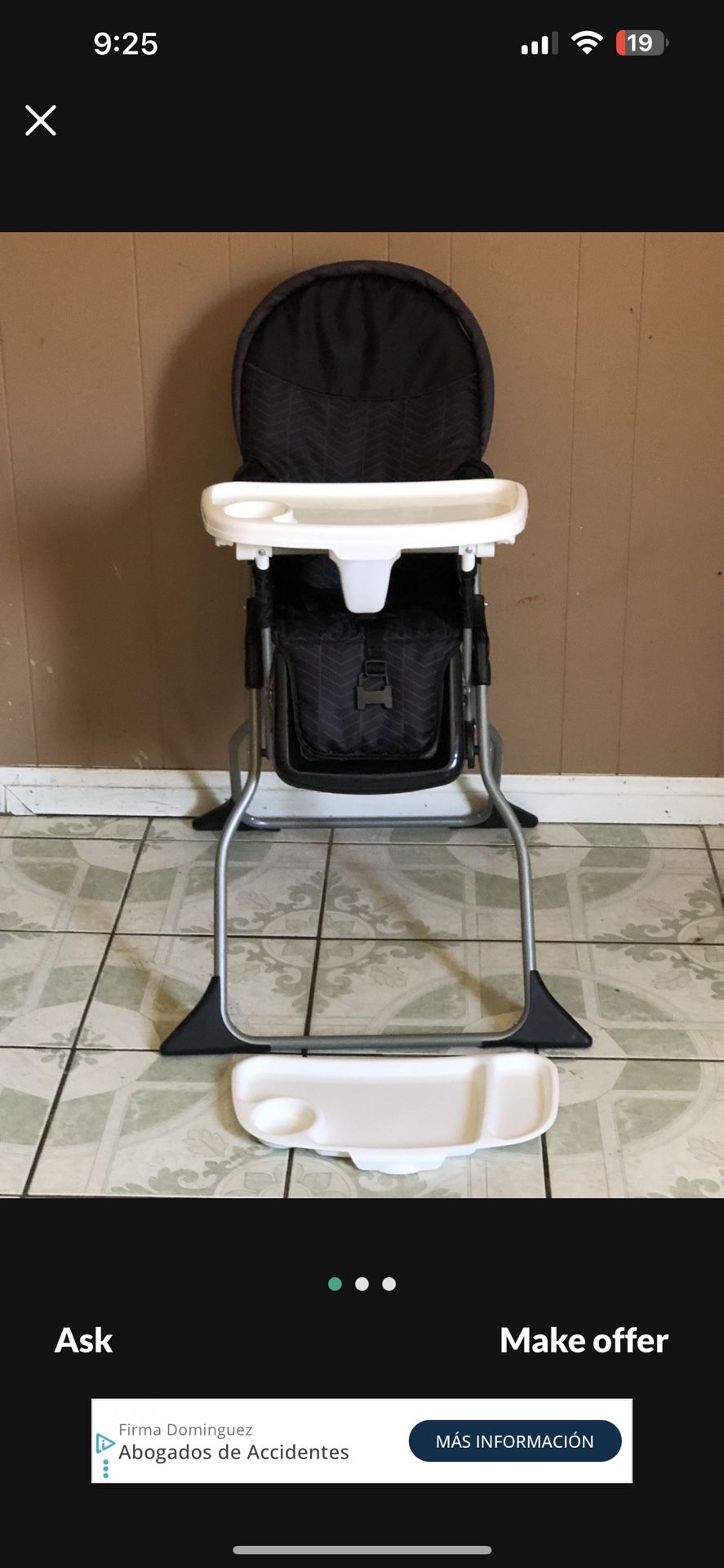 LIKE NEW COSCO BABY HIGH CHAIR!!!!!