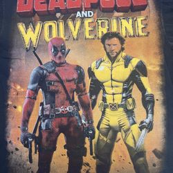 Men's Deadpool vs Wolverine Modern Boot AOP T-Shirt - Size Large