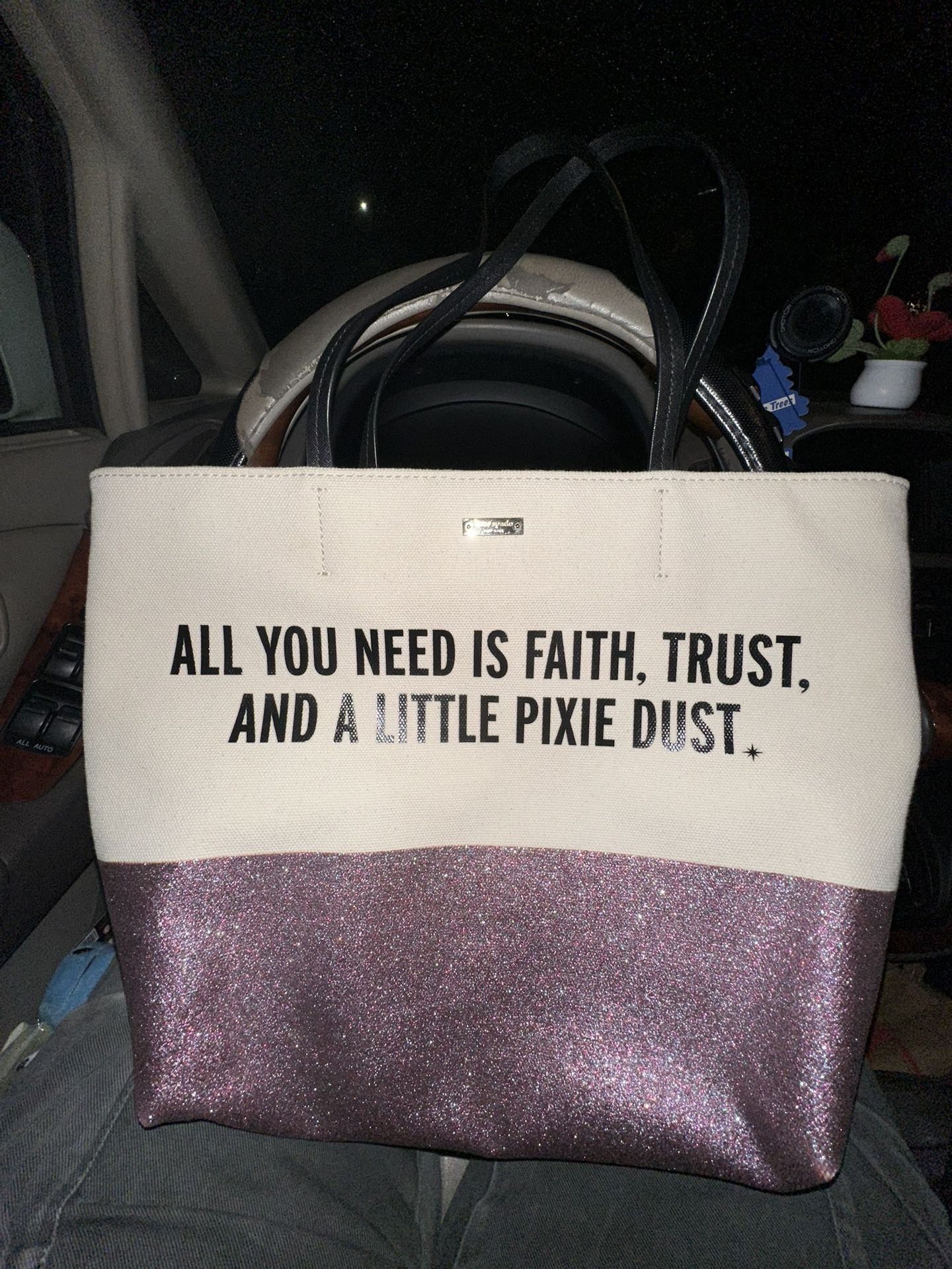 Kate Spade Disney All You Need is Faith Trust Pixie Dust Purse Tote Bag for Sale in Glendale CA OfferUp