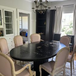 Dining Table + 9 Chairs – $300 (Moving Sale – Central Piedmont)