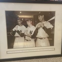 Vintage Framed Baseball LEGENDS Photo 
