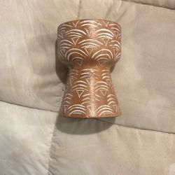 Opalhouse Vintage Wooden Pillar Holder