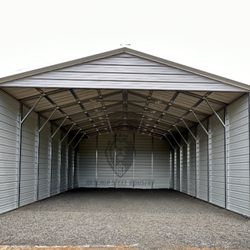 22 X 35 X 10 Vertical Roof & Horizontal  Sides