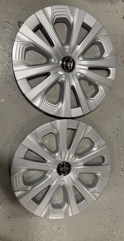 Toyota Hubcaps OEM 15” for Steel Wheels – Qty 2