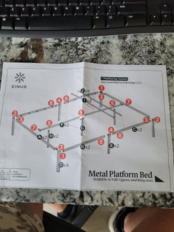 Zinus king bed frame