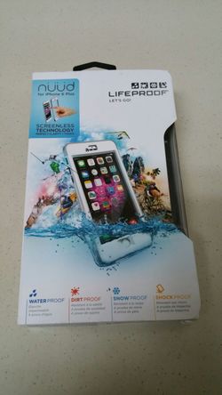 Lifeproof Nuud Case, iPhone 6 Plus, White