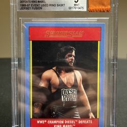 Beckett 9 1995 Ring Skirt Topps WWE Heritage Diesel Kevin Nash 30 Summerslam