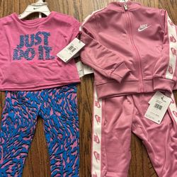 Brand New Toddler Girl Nike Set Size 2T
