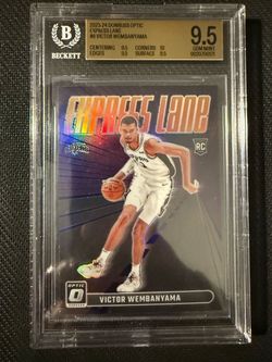 Victor Wembanyama 2023-24 Donruss Optic Express Lane RC BGS 9.5