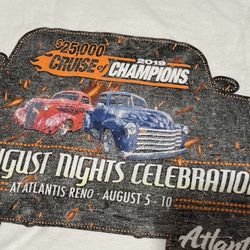 Men’s Tshirt Hot August Nights 2019 Atlantis Reno 