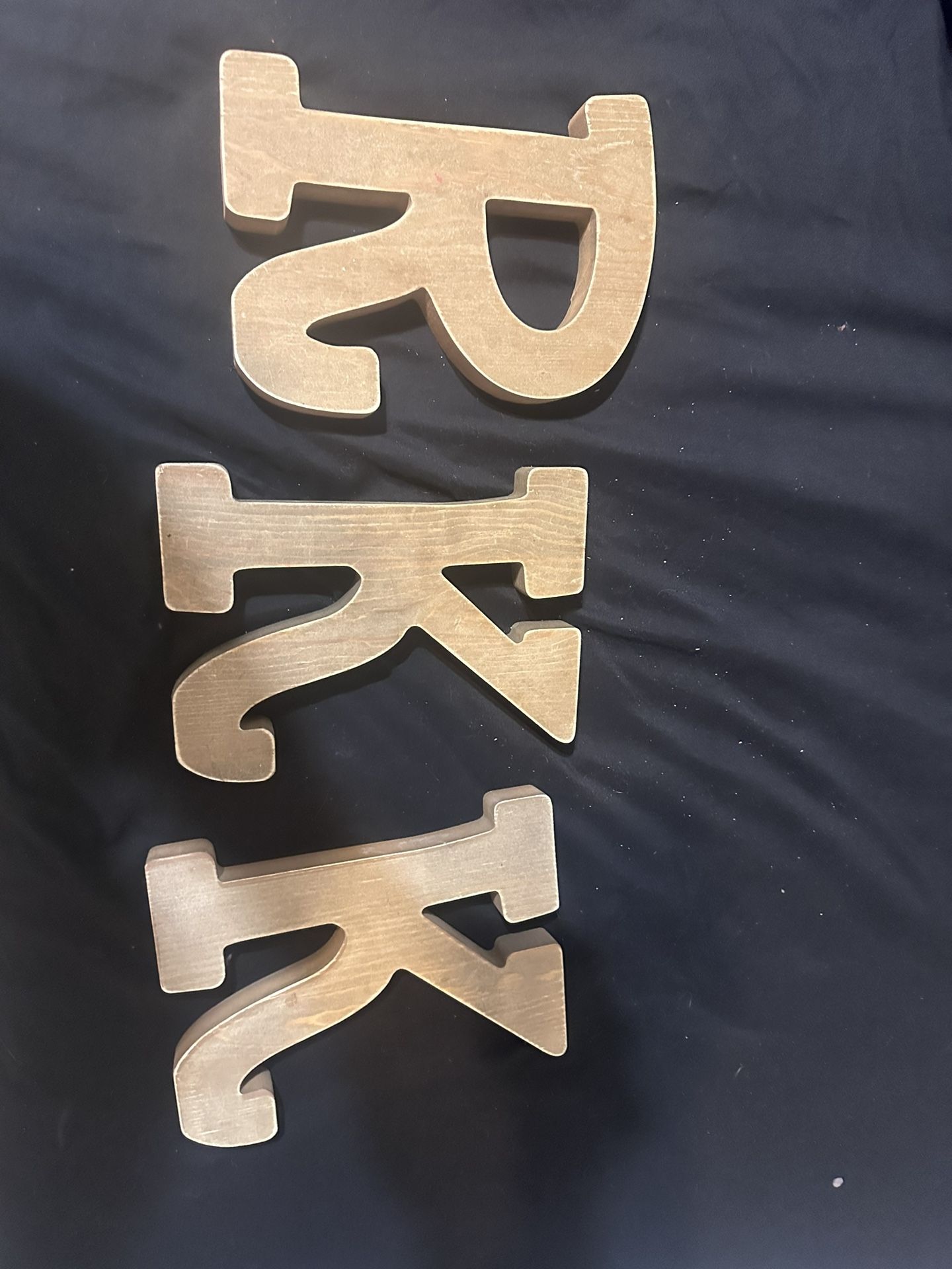 Wooden letters 