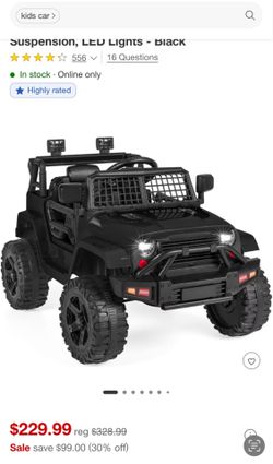 Kids 12v Jeep