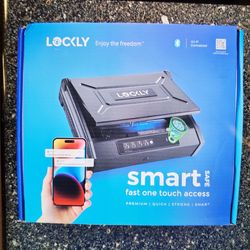 LOCKLY Smart Safe Fast One Touch Access PGV528WMB Black BRAND NEW Sealed