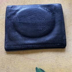 Harley Davidson Leather Bifold Wallet 