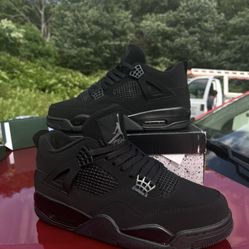 Air Jordan 4 “black Cats” Size 10 New 