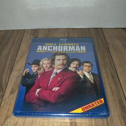 Anchorman: The Legend of Ron Burgundy (Blu-ray Unrated Uncut) NEW Factory Sealed