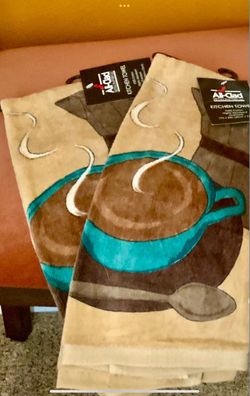 2 KITCHEN TOWELS, ALL CLAD (52% OFF SALE)