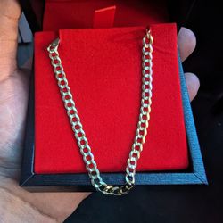 14K Solid Gold 5mm Open Curb Link Bracelet
