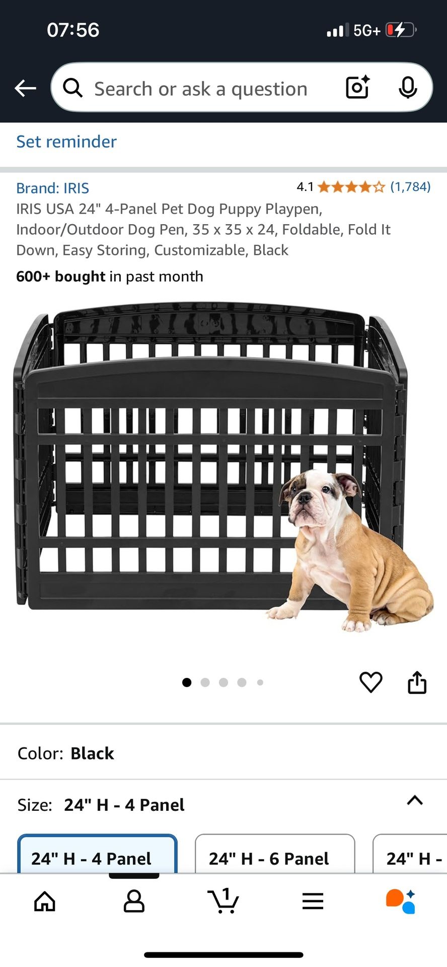 Dog Crate/Playpen With Bottom Cover!