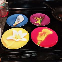 Givenchy Designed Dessert Plates ' Les Flours de Parfums '