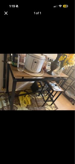 Kitchen table with three chairs