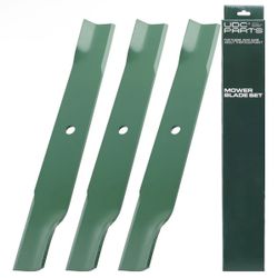 UDC Parts 601124 Mower Blades Replacement for Hustler 54 Inch Raptor SD Fastrak 797696 Raptor SDX XXD XL 797704 Big Dog 601013 12/3 Pack Lo