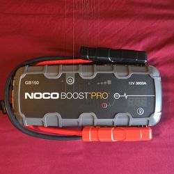 NOCO Boost GB150: 3000A UltraSafe Jump Starter – 12V Lithium Battery Booster Pack, Portable Jump Box, Power Bank & Jumper Cables 